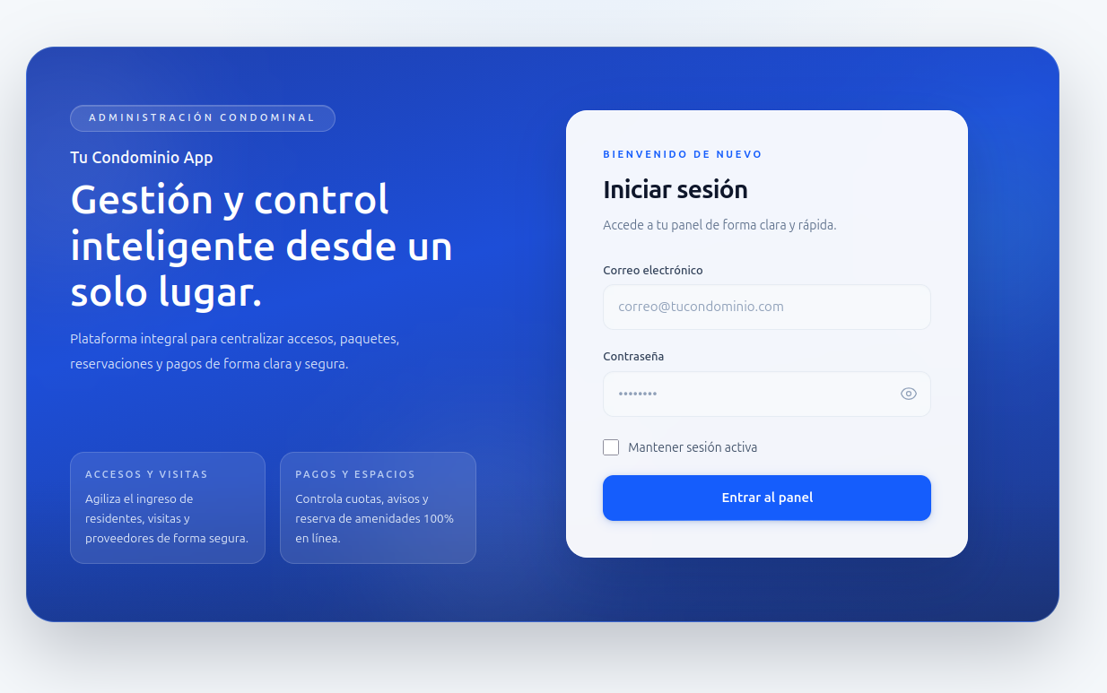 Captura de TuCondominio